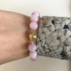Ray Griffiths Kunzite Stretch Bracelet on wrist