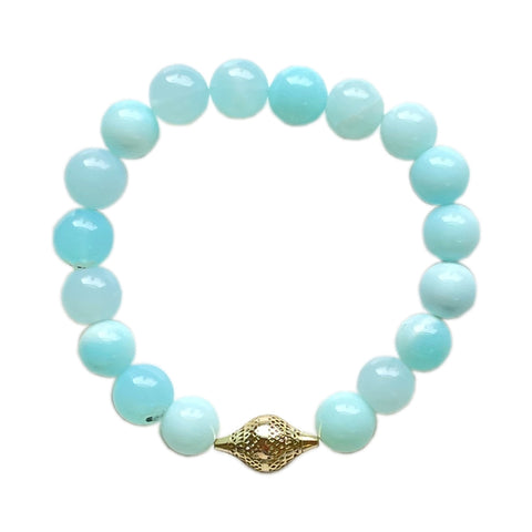 Ray Griffiths Hemimorphite Stretch Bracelet