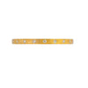 18K yellow gold narrow "Dunes" diamond eternity band