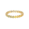 Sethi Couture 18K Yellow Gold and Rainbow Sapphire Regency Band