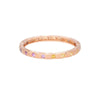 Sethi Couture 18K Rose Gold "Dunes" Rainbow Sapphire Band