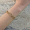 Single Stone 18K Yellow Gold "Crew" Bracelet and "Mini Club" Bracelet