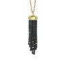 Todd Reed Onyx and Black Diamond Tassel Pendant Necklace