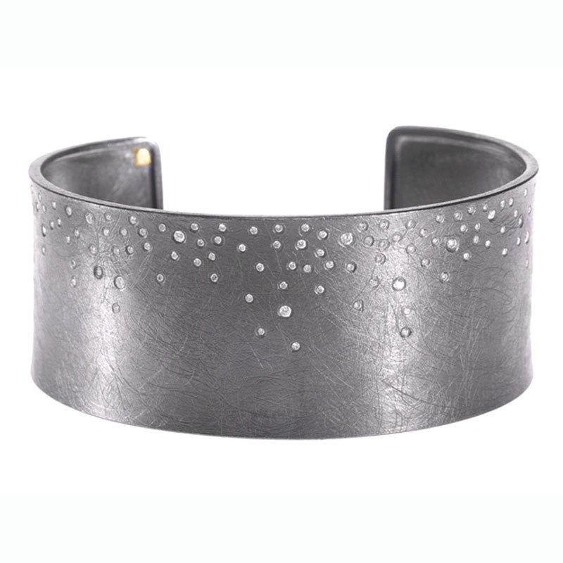 Todd Reed Sterling Silver and Diamond Cuff Bracelet