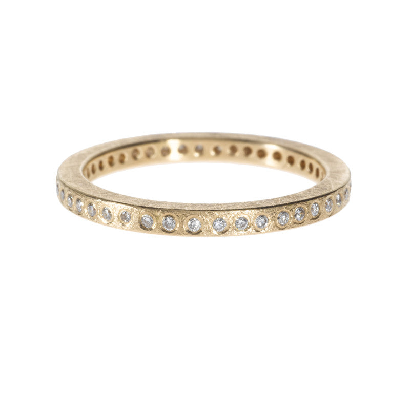 Todd Reed Rose Gold Diamond Eternity Band