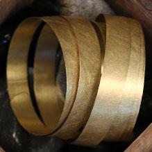Photo of coiled gold bracelet