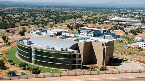 Debeers diamond cutting laboratory in Botswana