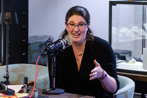 Zoey talking on the Geek Wire podcast.
