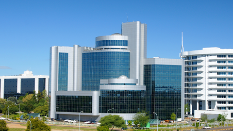 DeBeers diamond sorting facility in Botswana.