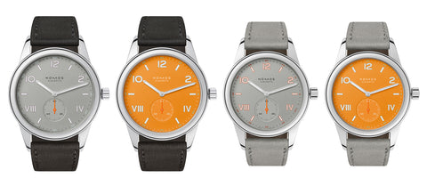 4 watches on white background