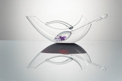 Gem water wine decanter with wine inside