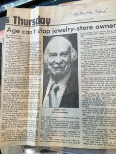 old ad from Fox's Gem Shop