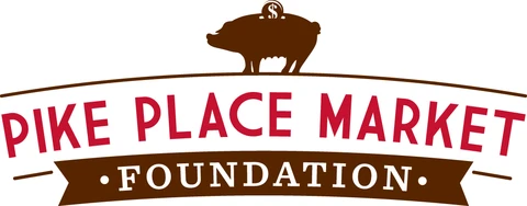 Pike Place Market logo with pig on top
