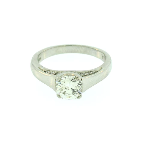 Elara Diamond and Platinum Ring