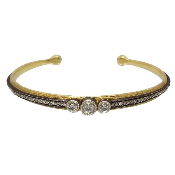 Arman Sarkisyan Three Diamond Cuff Bracelet