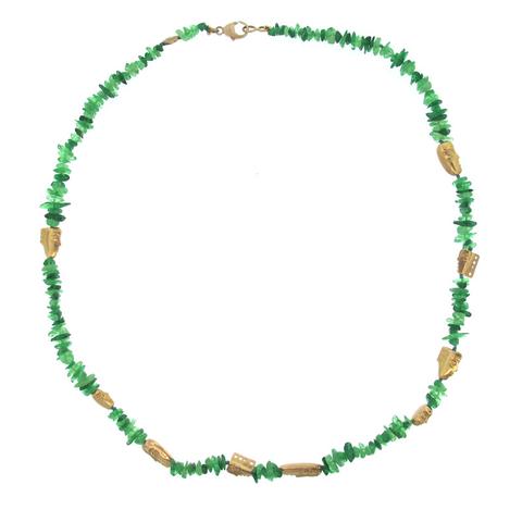 Alex Sepkus Tsavorite Bead and 18K Rose Gold 