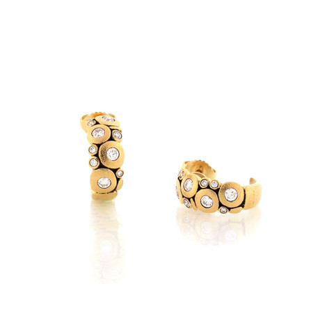 Alex Sepkus Diamond and 18K Gold Earrings E-122D