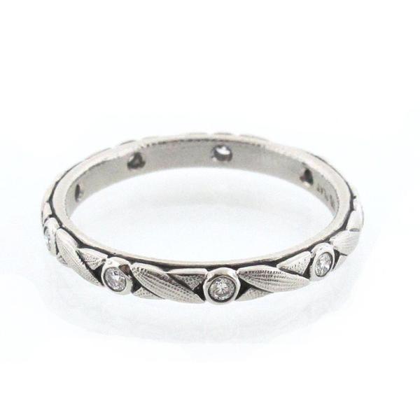 Alex Sepkus Diamond and Platinum Eternity Band R-121P