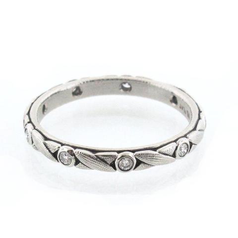 Alex Sepkus Diamond and Platinum Eternity Band R-121P