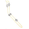 22K Gold and Sterling  Silver Necklace