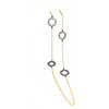 22K Gold and Sterling Silver Necklace