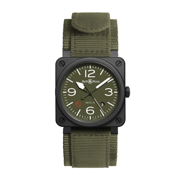 Bell & Ross BR0392 Military Type Ceramic Wristwatch