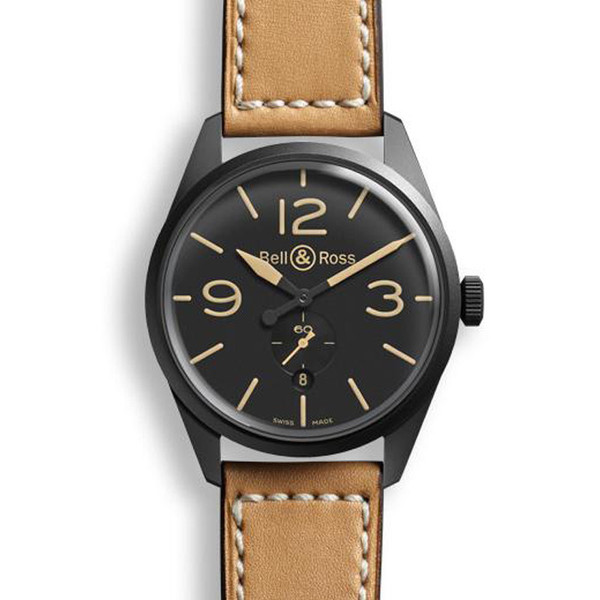 Bell & Ross BR123 Heritage PVD Stainless Steel Wristwatch