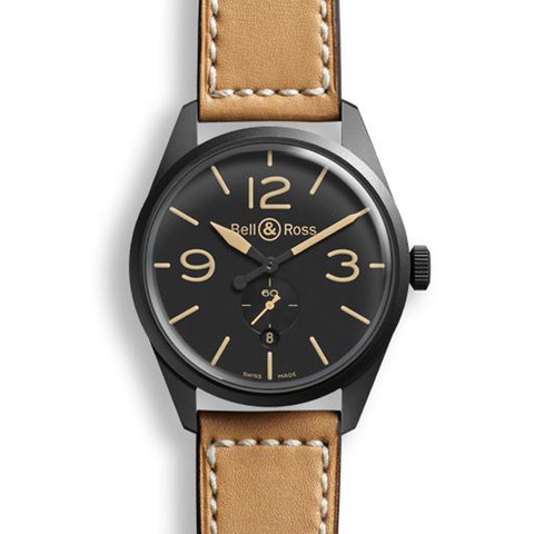 Bell & Ross BR123 Heritage PVD Stainless Steel Wristwatch