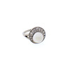 Fred Leighton Moonstone Diamond and White Gold Ring