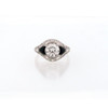 Fred Leighton Art Deco Diamond and Onyx Ring