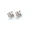 Fred Leighton Diamond Spiked Cluster Convertible Earrings