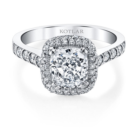 Harry Kotlar Diamond and Platinum Ring