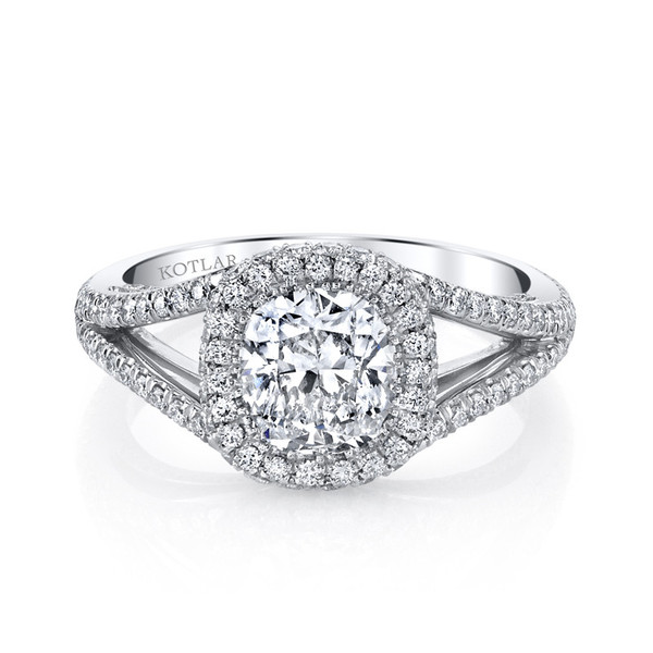 Harry Kotlar Diamond and Platinum Ring