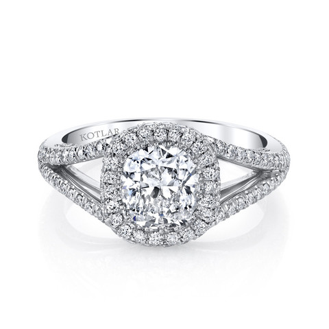 Harry Kotlar Diamond and Platinum Ring