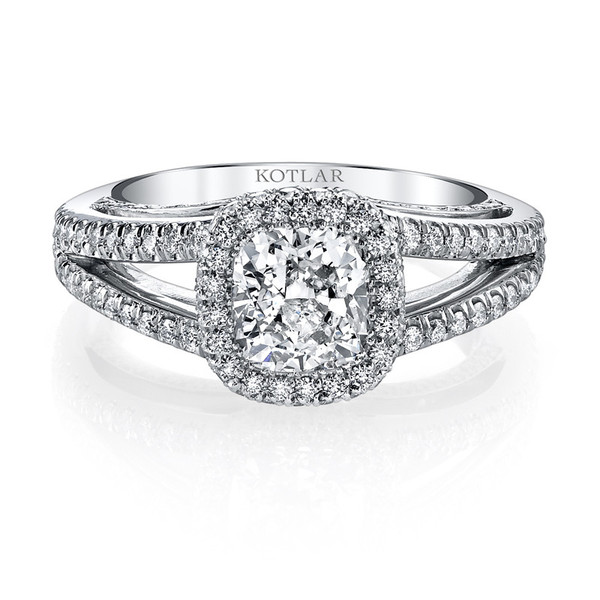 Harry Kotlar Diamond and Platinum Ring