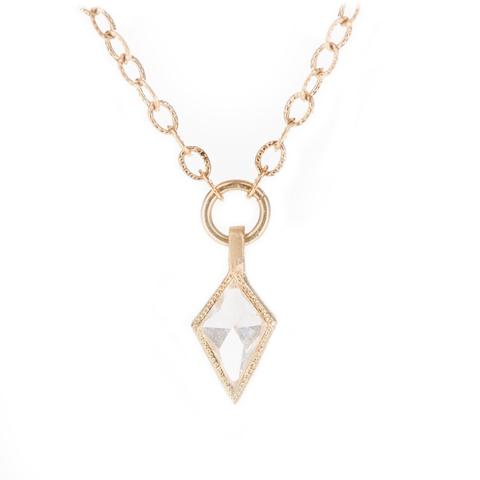 Jennifer Dawes Design Blockette Kite Diamond Necklace