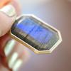 Jennifer Dawes Design Emerald Cut Labradorite Pendant