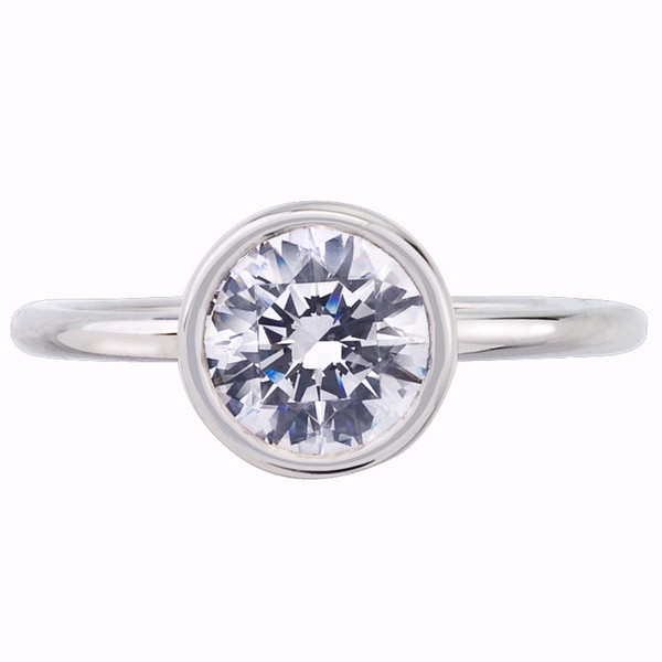 Mark Patterson Diamond and Platinum Ring
