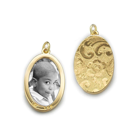 Monica Rich Kosan 18k Yellow Gold, Case Pendant