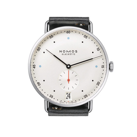 Nomos Metro 38 Datum Stainless Steel Wristwatch