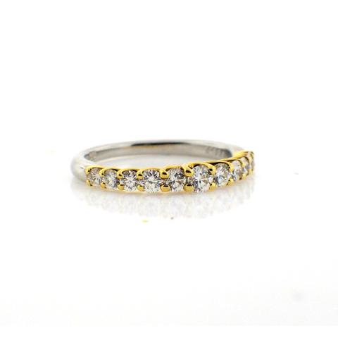 Diamond, Gold and Platinum Ring