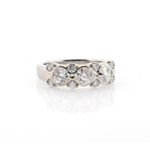 Diamond and Platinum Ring