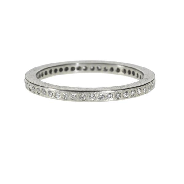 Todd Reed Diamond and Palladium Eternity Band