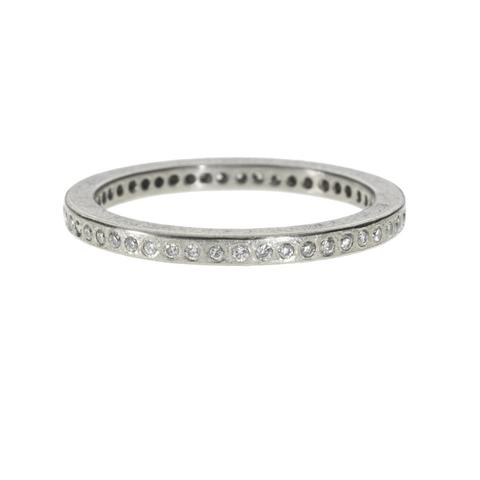 Todd Reed Diamond and Palladium Eternity Band