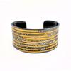 Atelier Zobel Diamond, 24K Gold and Sterling Silver Cuff