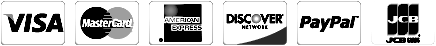 Visa, MasterCard, American Express, Discover Network, JCB